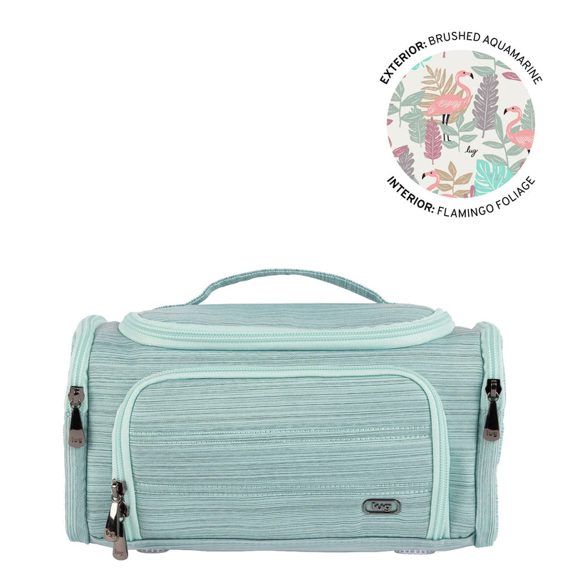 LUG - Trolley Medium 2 Cosmetic Case - BRUSHED AQUAMARINE - colour view
