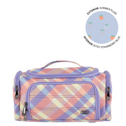 LUG - Trolley Medium 2 Cosmetic Case - SUMMER PLAID - colour view