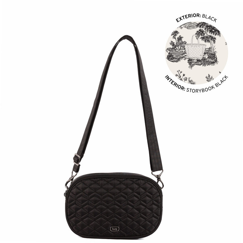 LUG - Comet Crossbody Bag - BLACK - colour view