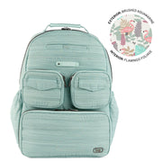 LUG - Legacy Collection Puddle Jumper Backpack - BRUSHED AQUAMARINE 2 - colour view