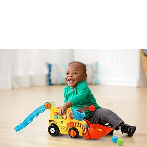 VTech - Push & Pop Bulldozer Toy