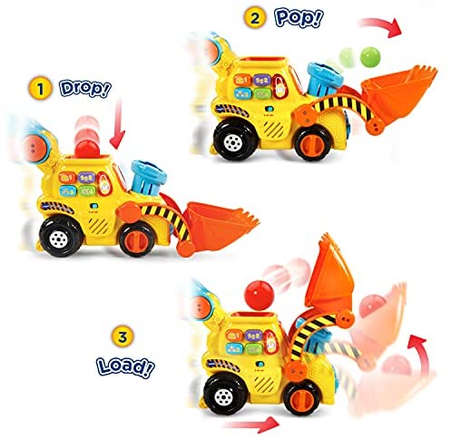 VTech - Push & Pop Bulldozer Toy