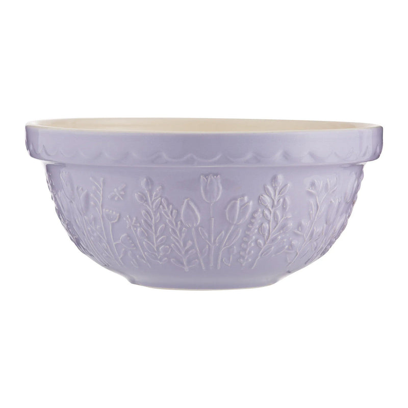 Mason Cash In the Meadow Tulip Mixing Bowl, Lilac – product view