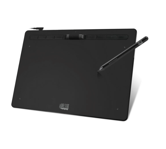 Adesso CyberTablet K12 Graphic Tablet in black