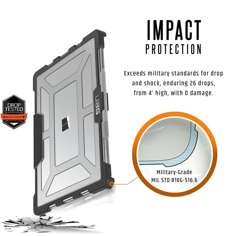 UAG Plasma Series Surface Laptop 13.5 in case in Ice – view 4