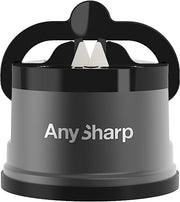 AnySharp Pro Knife Sharpener in gun metal