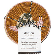 Danica Studio - Gardenland Snails Beaded Coasters Set of 4