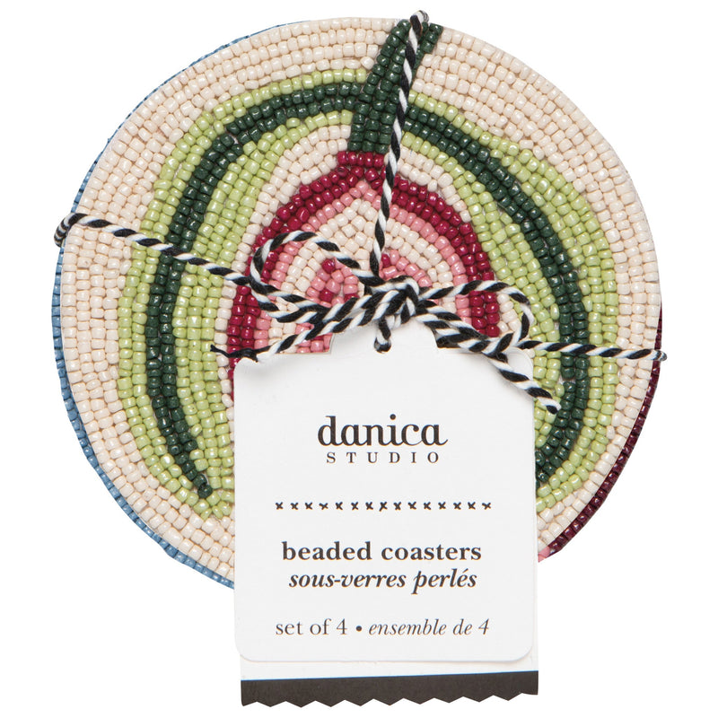 Danica Studio - Pome Beaded Coasters Set of 4