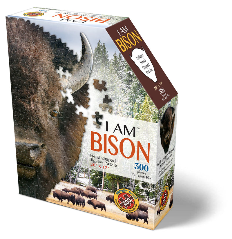 Madd Capp Puzzles – I Am Bison Jigsaw Puzzle | 300 Pieces – front of packaging