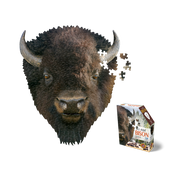 Madd Capp Puzzles – I Am Bison Jigsaw Puzzle | 300 Pieces – puzzle and packaging