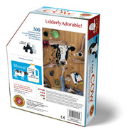 Madd Capp Puzzles – I Am Cow Jigsaw Puzzle | 300 Pieces – back of packaging
