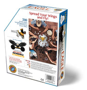 Madd Capp Puzzles – I Am Eagle Jigsaw Puzzle | 300 Pieces – back of packaging