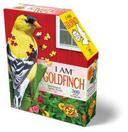 Madd Capp Puzzles – I Am Goldfinch Jigsaw Puzzle | 300 Pieces – front of packaging