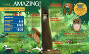 Madd Capp Puzzles – I Am Great Horned Owl Jigsaw Puzzle | 300 Pieces – educational Fun Facts insert