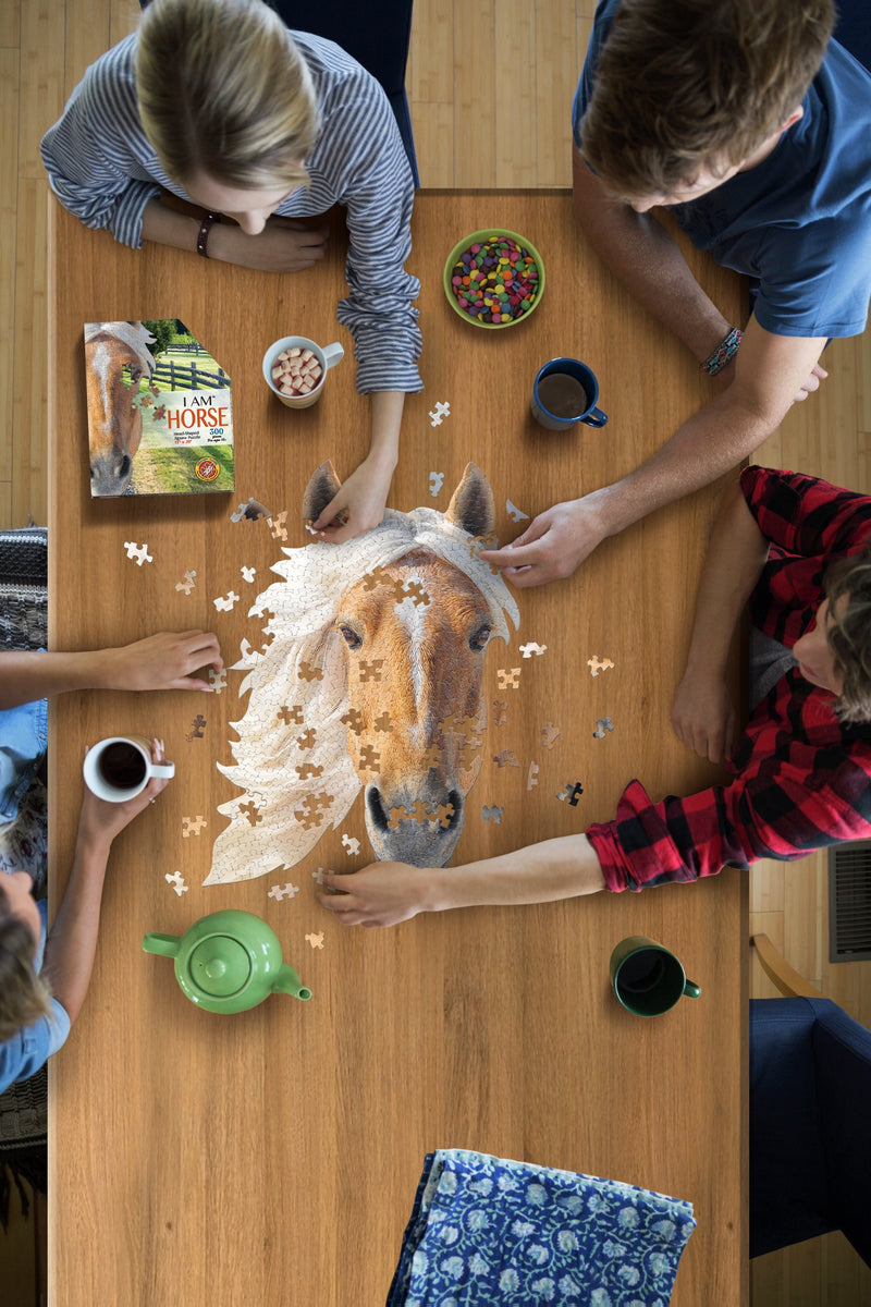 Madd Capp Puzzles – I Am Horse Jigsaw Puzzle | 300 Pieces – lifestyle view