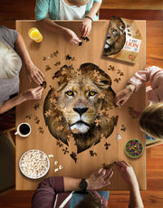Madd Capp Puzzles – I Am Lion Jigsaw Puzzle | 300 Pieces – lifestyle view