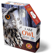 Madd Capp Puzzles – I Am Owl Jigsaw Puzzle | 300 Pieces – front of packaging