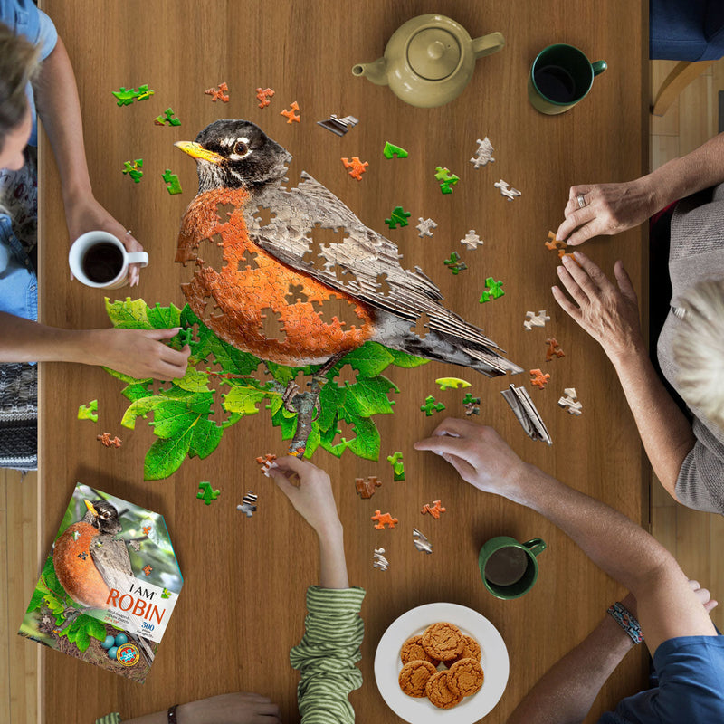Madd Capp Puzzles – I Am Robin Jigsaw Puzzle | 300 Pieces – lifestyle view