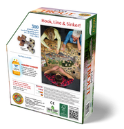 Madd Capp Puzzles – I Am Trout Jigsaw Puzzle | 300 Pieces – back of packaging