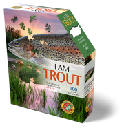 Madd Capp Puzzles – I Am Trout Jigsaw Puzzle | 300 Pieces – front of packaging