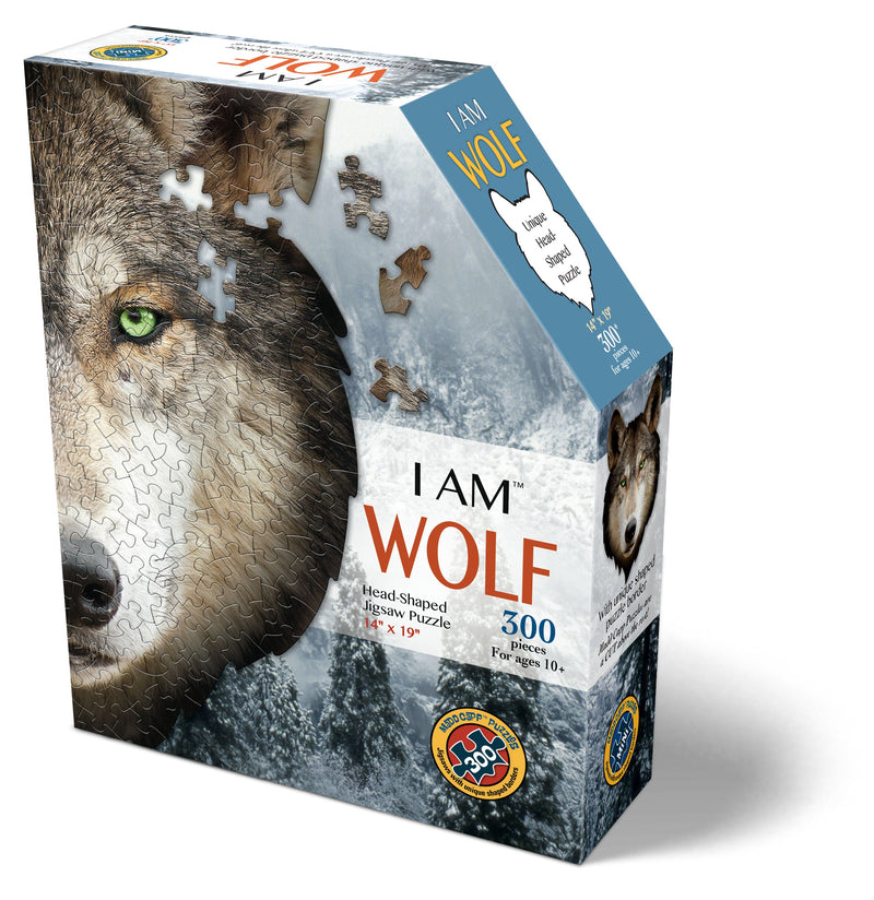 Madd Capp Puzzles – I Am Wolf Jigsaw Puzzle | 300 Pieces – front of packaging