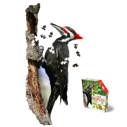 Madd Capp Puzzles – I Am Woodpecker Jigsaw Puzzle | 300 Pieces – puzzle and packaging