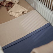 Meyco Baby Pure Flannel Baby Blankets – Indigo – additional product detail or lifestyle view