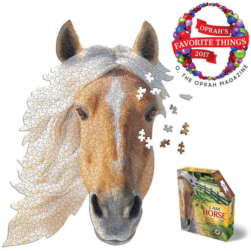 Madd Capp Puzzles – I Am Horse Jigsaw Puzzle | 550 Pieces – puzzle and packaging