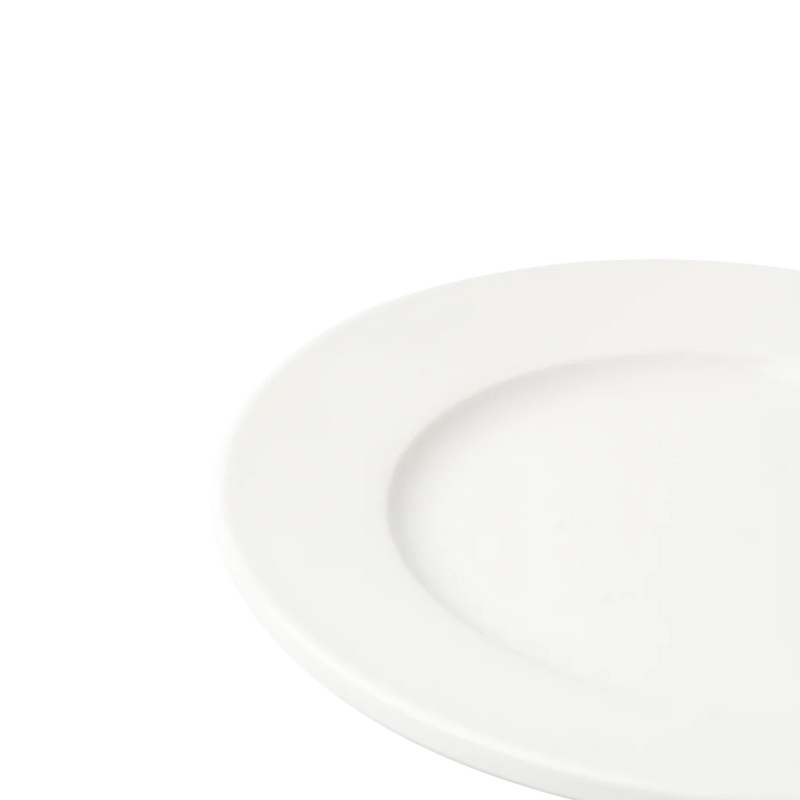 Browne - Foundation Wide Rim Plate - Round - 6.5 in / 16.4 cm - Porcelain