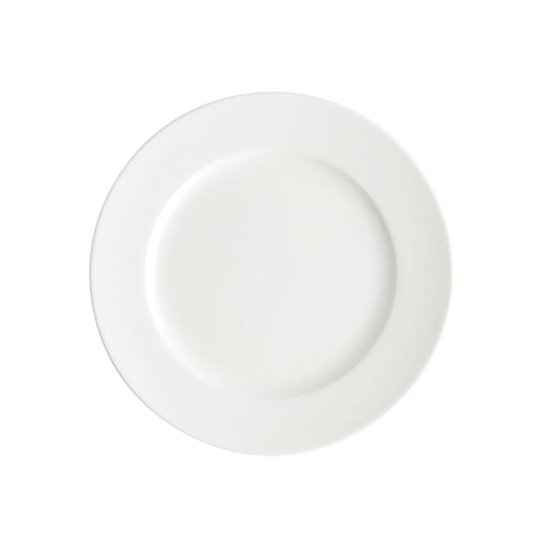 Browne - Foundation Wide Rim Plate - Round - 9 in / 22.7 cm - Porcelain