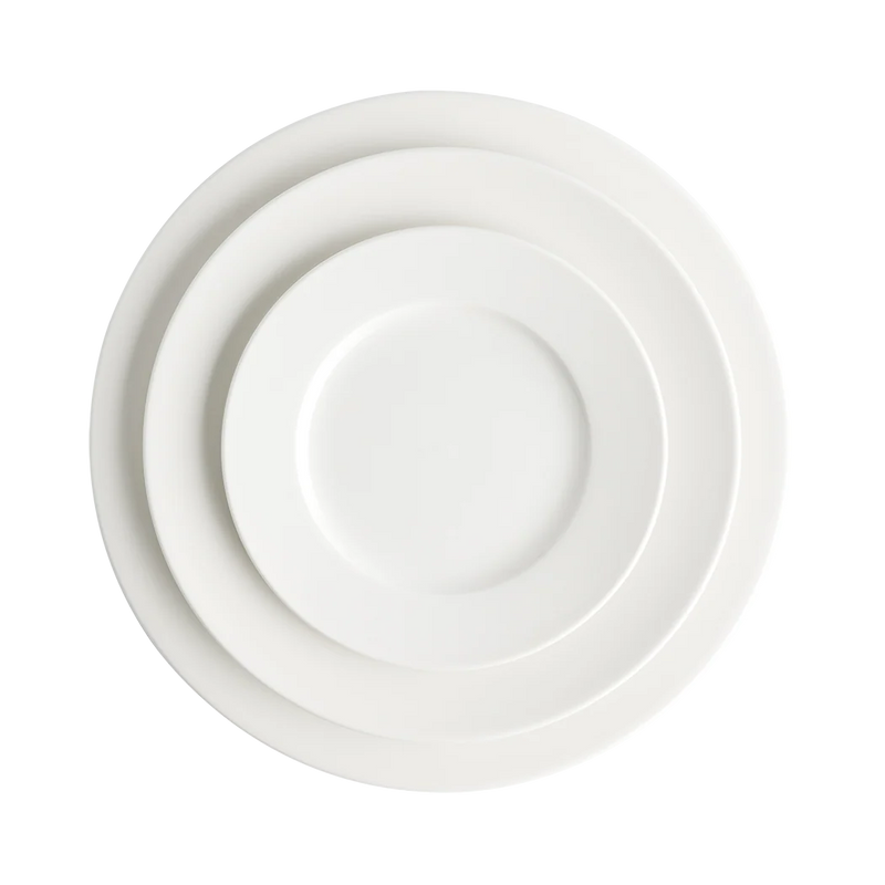 Browne - Foundation Wide Rim Plate - Round - 10.75 in / 27.1 cm - Porcelain