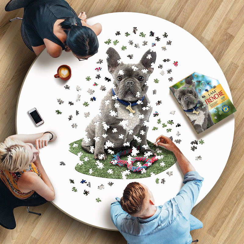 Madd Capp Puzzles – I Am Frenchie Jigsaw Puzzle | 550 Pieces – lifestyle view