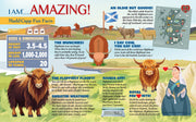 Madd Capp Puzzles – I Am Highland Cow Jigsaw Puzzle | 550 Pieces – educational Fun Facts insert