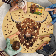Madd Capp Puzzles – I Am Highland Cow Jigsaw Puzzle | 550 Pieces – lifestyle view