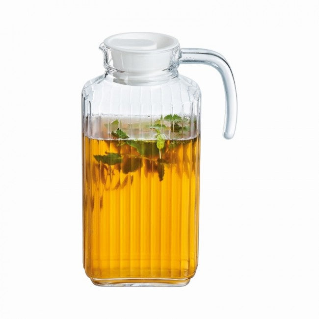 Luminarc – Quadro Glass Pitcher with Lid – 1.7 L – product view