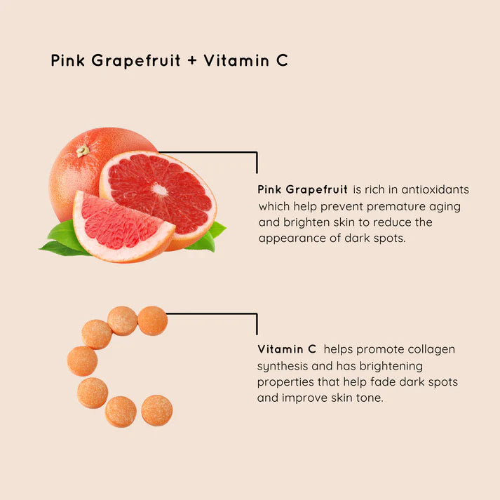 BCL Spa - Lingettes démaquillantes pamplemousse + Vitamine C Vitaluxe (LOT DE 6)