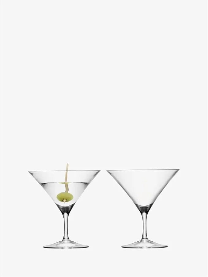 LSA - Bar Martini Glass 180ml Clear x2