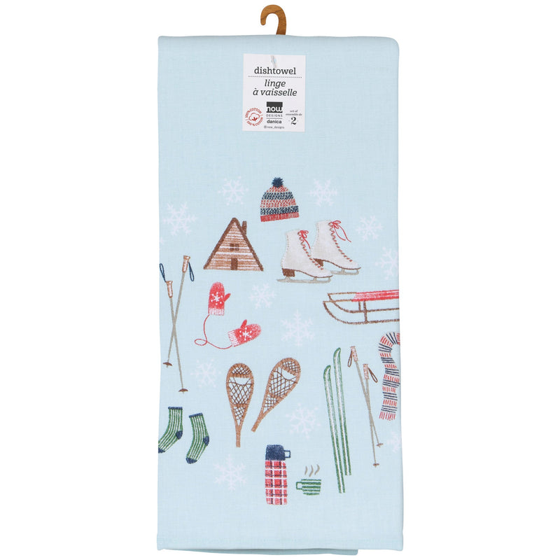 Now Designs - Alpine Adventure Printed Dishtowels Set of 2