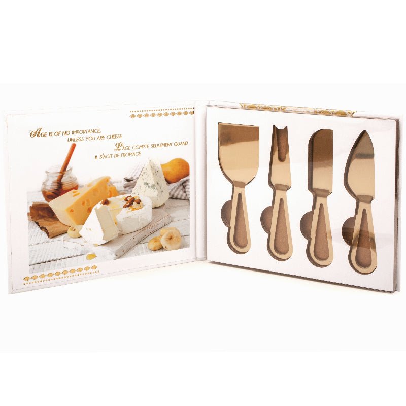 Natural Living - 4pc Cheese Knife Set