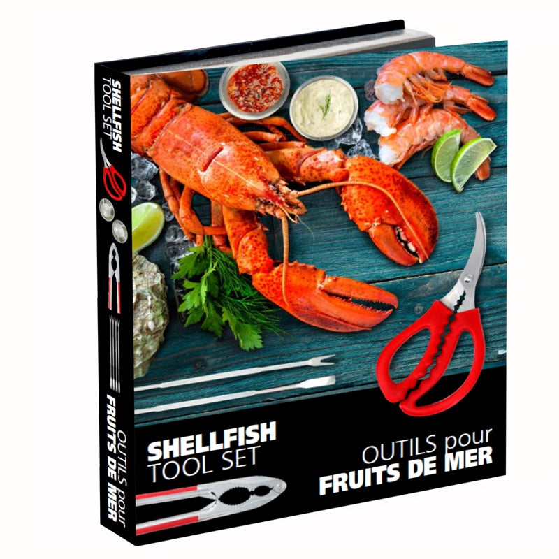 Natural Living - Ensemble de 8 outils pour la pêche aux coquillages 
