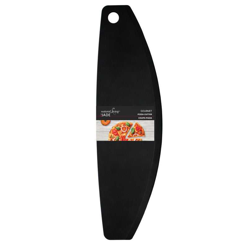 Natural Living - Jade - Gourmet Pizza Cutter - Black — packaged pizza cutter.