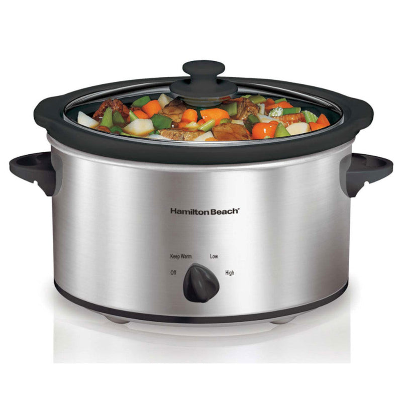 Hamilton Beach 33140VCR 4-Quart Oval Slow Cooker