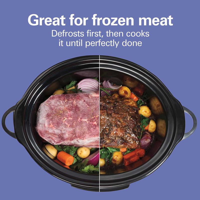 Hamilton Beach 33768G 6-Quart Programmable Defrost Slow Cooker
