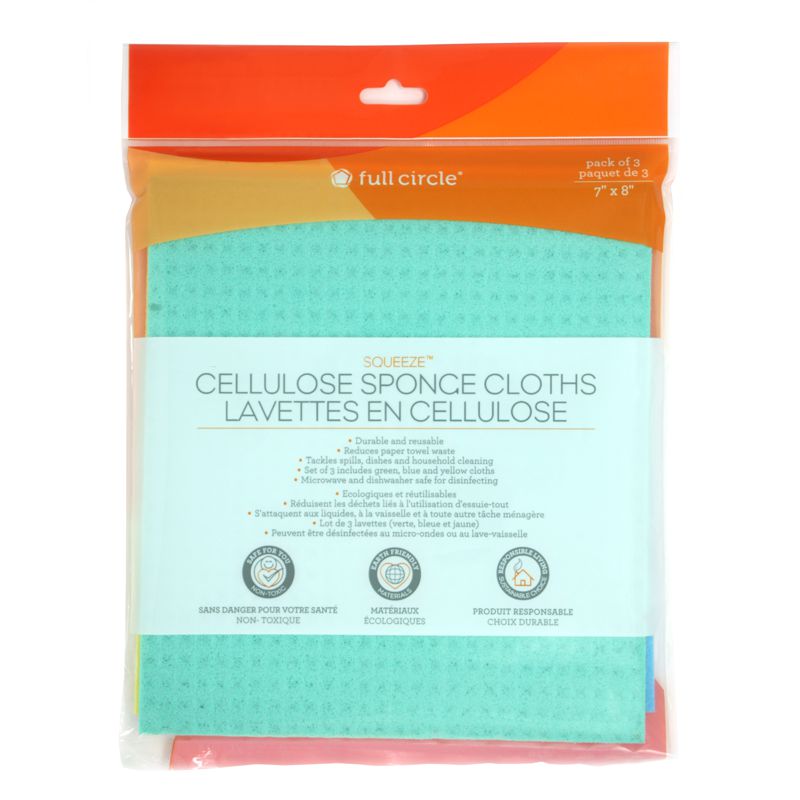 Full Circle - Chiffons de nettoyage en cellulose SQUEEZE™