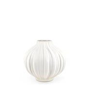 Natural Living - Allium - Round Vase - Cream — empty round Allium vase.