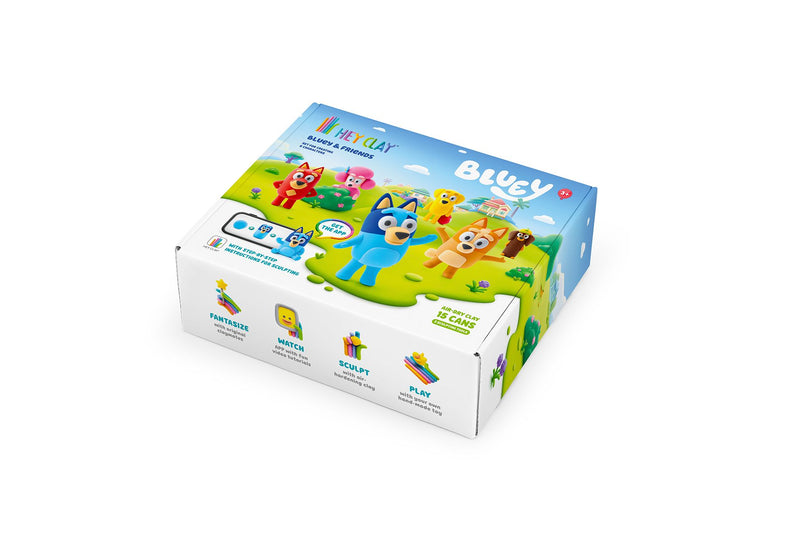 Salut Clay - BLUEY & SES AMIS - COLLECTIONS DE SÉRIES (15 BOÎTES)