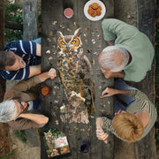 Madd Capp Puzzles – I Am Great Horned Owl Jigsaw Puzzle | 300 Pieces – lifestyle view