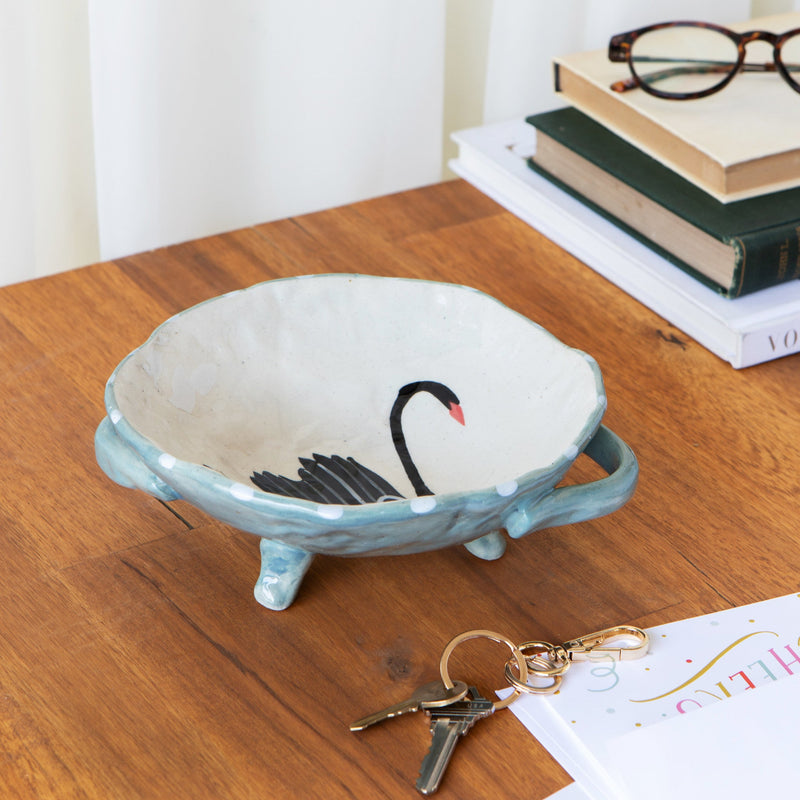 Danica Studio - Swan Song Footed Bowl - lifestyle