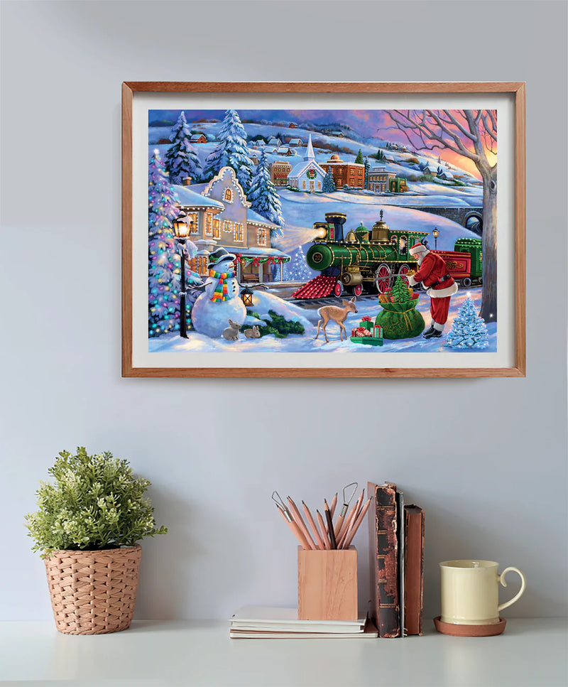 Clementoni - 500-Piece Puzzle - Christmas Train