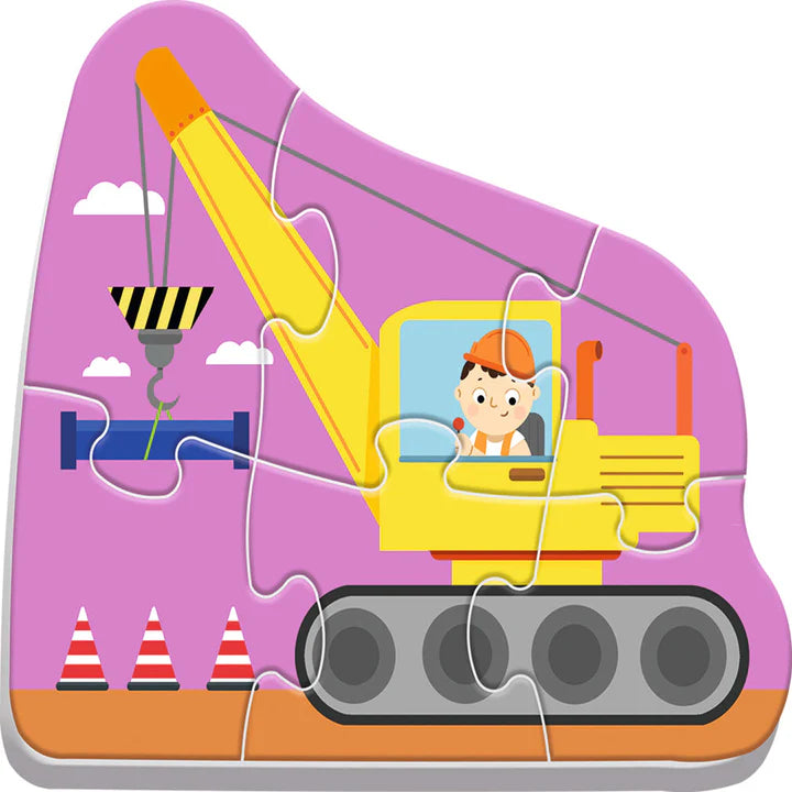 Trefl - Bébé Classique - Véhicules Sur Le Chantier De Construction